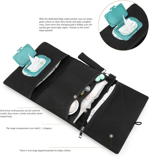 Set Baby Diaper Bag Organizer Pouches