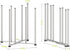 Countertop Reusable Bag & Bottle Drying Rack, Baby Bottle Drying Rack, Collapsible Cup Drying Rack for Glass, Mugs