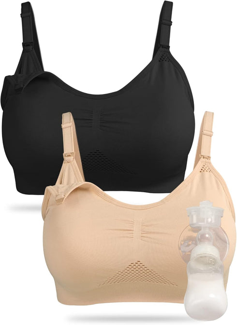 4HOW Pumping Bra Hands Free Nursing Pumping aBra All in One Wireless