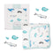 Lulujo Baby 4-Layer Blanket| Unisex Softest Bamboo Viscose Muslin Quilt Blanket with