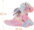 Apricot Lamb Toys Colorful Plush Dragon Dinosaur - 8 Inch Soft Cuddly Stuffed Animal for Child