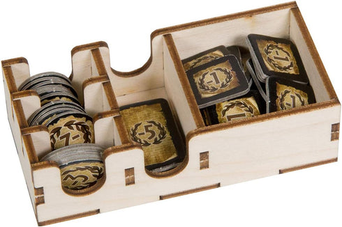 The Broken Token Game Organizer for 7 Wonders and Expansions, including Armada