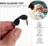 Gadpiparty 120 Pcs Mini Sunglasses for Dolls, Black Doll Costume Accessories for Dress Up and Crafts