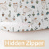 Cstdyfrv Cute Geese Boho Floral Mushroom Nursing Pillow Covers Vintage Duck Wildflowers Nursing Cover for Breastfeeding