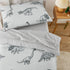 Set 4 Set Wake In Cloud - Dinosaur Toddler Bedding for Boys, Dinosaur Dino Sketch, Pieces Soft Crib Bed Including