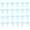 Hotainoys 24Pcs Baby Nail File Replacement Heads, Plastic Baby Nail Trimmer Replacement Pads