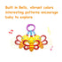 Baby Toys, Cartoon Animal Hanging Rattle Toys, Handbells Baby Rattles, Baby Bed Crib Car Seat Travel Stroller Toys for Infant, Best Birthday Gift for Newborn, 4 Pack