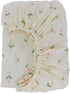 Synrroe Fitted Muslin Crib Sheets, Stretchy Crib Bed Sheets for Babies Girls