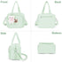 Lushandy Baby Diaper Bag Tote, Mom Bag Crossbody Diaper Bags Baby Travel Bags for Girl Paaleras Para Bebe (Green