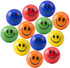 Akusety Neon Colored Smile Funny Face Stress Balls, Bulk Pack of 12 Relaxable 2.5" Toys