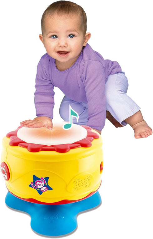 ISEE Musical Baby Toys 12-18 Months, Light Up Sensory Bongo Drum Set for Toddlers 1-3, Educational Birthday Gift