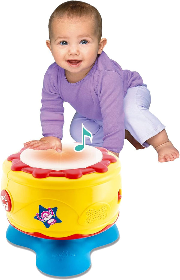 ISEE Musical Baby Toys 12-18 Months, Light Up Sensory Bongo Drum Set for Toddlers 1-3, Educational Birthday Gift