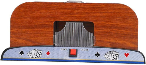 ZJchao Automatic Card Shuffler, Battery Operated Poker Shuffling Machine for Home Tournament Use.