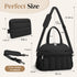 FullWoyi Mommy Diaper Bag Tote, Puffer Diaper Tote Bags Crossbody Hospital Bag Travel Large Bag, with Pacifier Case