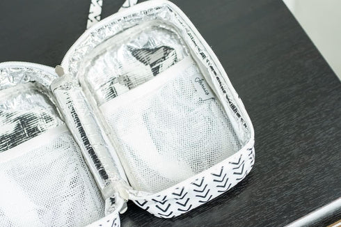 Jomaco Pack Breastmilk Cooler Bag with Ice - Insulated Breast Milk Cooler Travel Bag - Small Breastmilk Storage Bag
