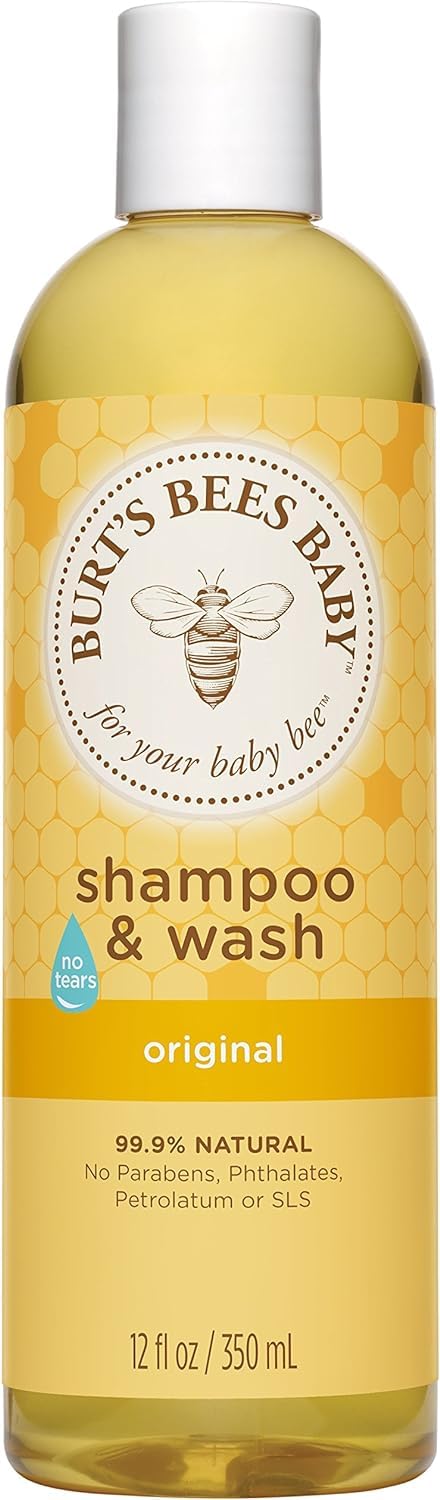 Burt's Bees Baby Bee Shampoo & Wash, Tear Free, 12-Ounce Bottles (Pack of 3)