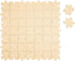 Bright Creations - 50 Blank Wooden Puzzle Pieces for Crafts, DIY Art Projects, Unfinished Jigsaw Wood