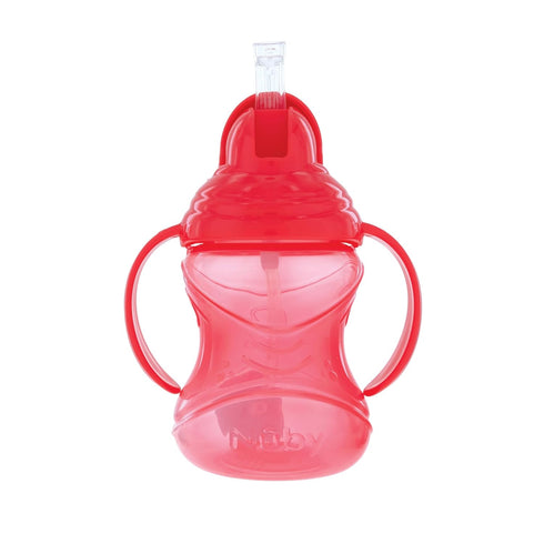 Nuby No-Spill Clik-It Cup with 360 Straw, 8 Ounce, Multicolor, Colors May Vary