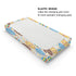 Boho Surfboard Baby Changing Pad Cover, 32''x16'' Beach Surfing Unisex Fitted Diaper Changing Table Sheets