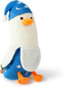 PEACH CAT Cute Long Banana Duck Plush Pillow Toy, 19.7" Duck Plushie with Nightcap for Kids