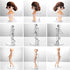 Ddung Doll Stand - Clear Stand for 0.5" to 10" Dolls and Action Figures (3-Pack)