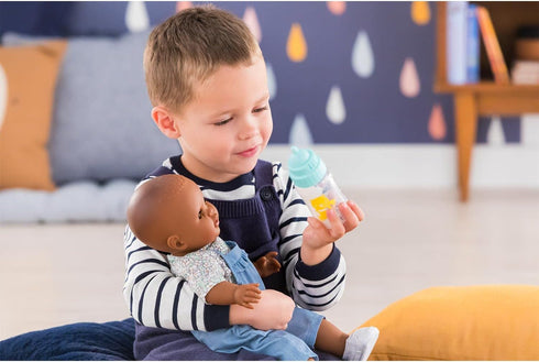 Corolle Magic Milk Bottle Baby Doll Accessory - Makes 3 Sounds, for 14" and 17" Baby Dolls (Batteries Included)
