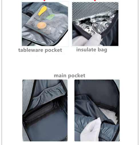 CFUN Backpack Travel Diaper Bag for Dad, Baby Bag for Men Changing Pad,Stoller Strap Unisex Toddler Gear (Black)
