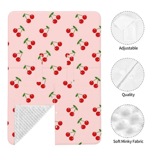 SUYGGCK Cherry Pink Baby Car Seat Canopy Cover Multi Use Nursing Cover for Newborn Car Seat Canopy Mom Nursing