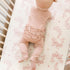 Fitted Pack n Play Sheets Set, 2 Pack, Stretchy Ultra Soft Jersey Knit for Girls, Safe and Snug