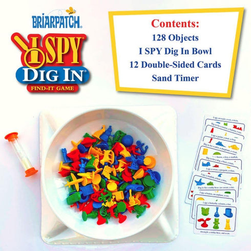 Briarpatch I Spy Dig In Game for Kids - Fast Paced Preschool Learning Activity for Ages 5+