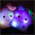Creative Twinkle Glowing Stars Shape Plush Throw Pillow, LED Night Light Pillow Cushions Stuffed Toys Gifts for Kids,