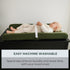 2 Pack Pobi Baby - Premium Quality Changing Pad Cover - Ultra-Soft Cotton Blend, Stylish Animal Woodland Pattern, Safe