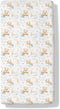 Pynnlts Cartoon Bear Baby Crib Sheets Fitted Crib Sheet for Boys Girls Cute