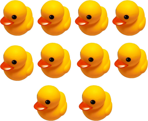 Lanhuiddup Yellow Rubber Ducks(No Bebe Noise), Without Holes Bath Toys - Floating Waterproof