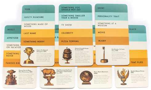 2-30 Facade Games Trophies Card Game - Quick and Simple Word Party Game for Players