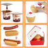 Fast Food Set - 59 PCS Kitchen Toy Set for Pretend Play, Removable Food Toys, Party Favor Stocking Stuffers