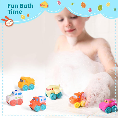 FUN LITTLE TOYS Cars Easter Eggs Vehicles for Party Favors and Fillers