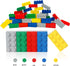 Building Bricks 121 Pieces 2x4 Multi-color Building Block, compatible with Classic Building Block, Creative Building Block Toys for Kids(Grey,Green,Red,Yellow,Blue)