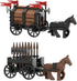 Medieval Carriage Building Blocks - Ancient Military Weapons Chariot Building Bricks, Suitable for LEGO Medieval Castle