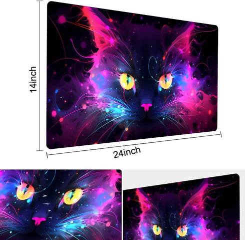Board Game 14x24in TCG Playmat, Compatible for CCG OCG DTCG PTCG MTG Play Mats, Mouse Pad Desk Mats
