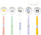 Shopwithgreen 5 PCS Bamboo Kids Spoons Set, BPA Free, Children Utensils Flatware Cutlery Set