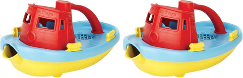 Green Toys My First Tug Boat, Red (Pack of 2)