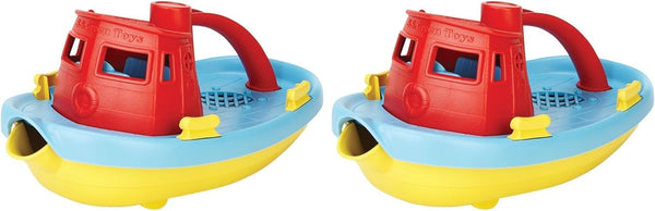 Green Toys My First Tug Boat, Red (Pack of 2)