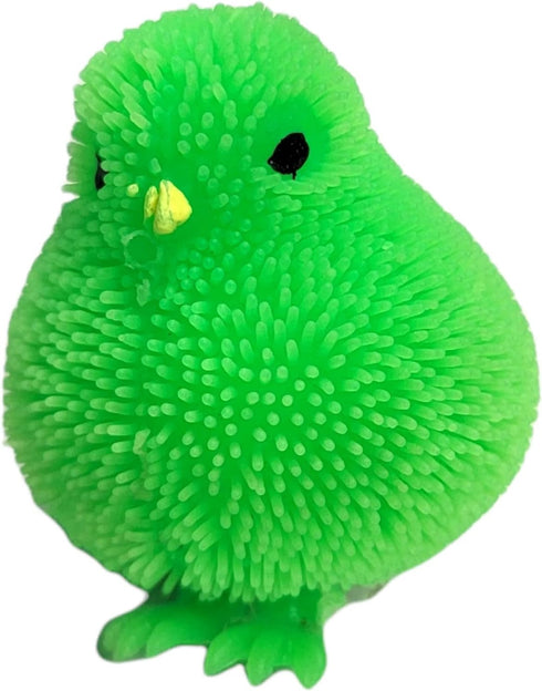 6 Pack (3") (6) - Neon Color Chick Puffers Chicken Stress Relief Fun Soft Toys for Party Favors. Great for Soothing