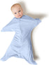 SleepingBaby Zipadee-Zip Transition Swaddle - Cozy Baby Swaddling Blanket with Zipper Convenience