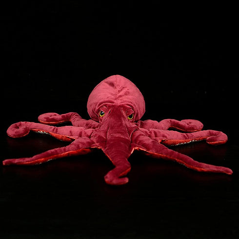 ZHONGXIN MADE Simulation Octopus Plush Toy, 18 Inch Red Soft Real Life Octopus Stuffed Animal for Children