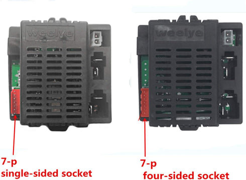RX23 Control Box Receiver Match 2.4G Bluetooth Remote Control, 12V Mainboard Accessories for Kids Ride On