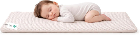 Baby Cooling Crib Mattress Protector 28x55, Oeko-TEX Certified, Breathable 3D Knit, Ultra