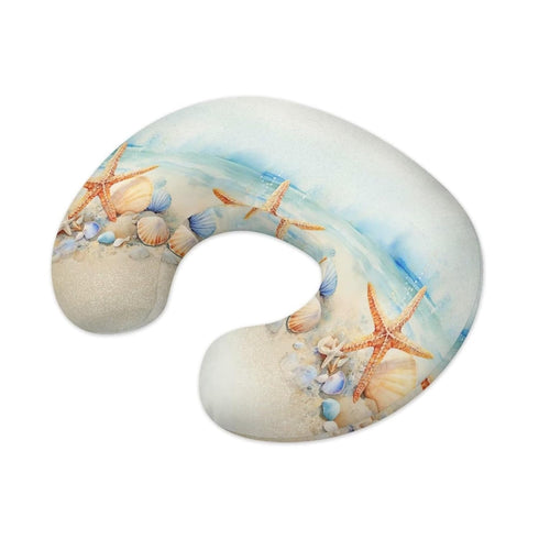 Nursing Pillow Covers - Starfish and Shells Design