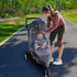 Mosquito Net for Stroller - Grey Sun Shade Protection, 2 Pack Portable Bug Netting for Infant Stroller